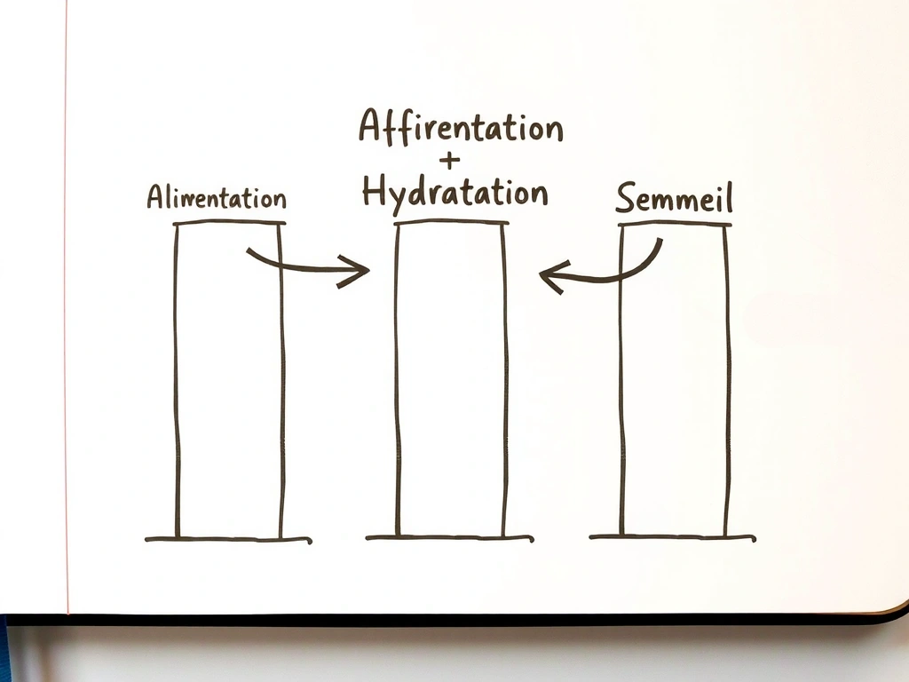 Schéma des 3 piliers du suivi